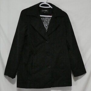 GEORGE | large | Elegant Black Three Button Jacket